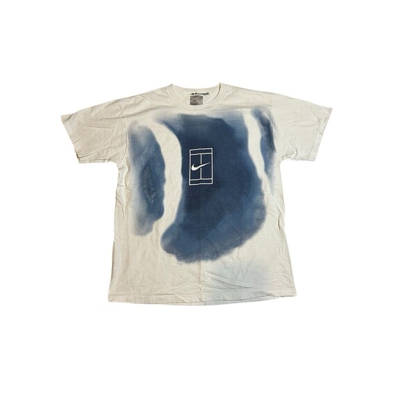 Vintage 90s Nike Tennis Court All Over Print Shirt Size XL / Men’s Small - Picture 1 of 5